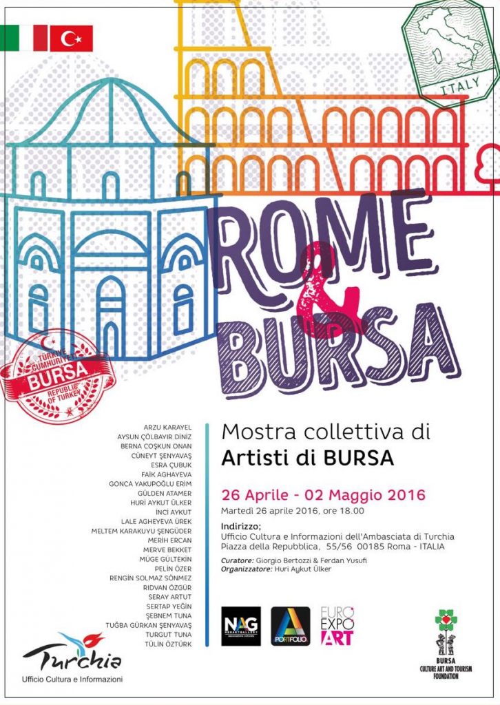 Artisti di Bursa a Roma 2016 - 2